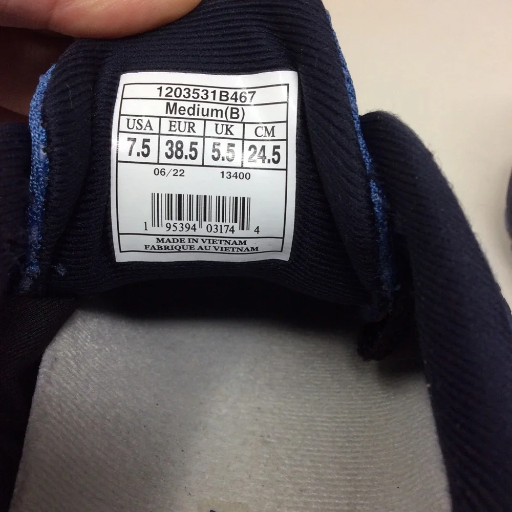 Brooks Adrenaline GTS 22 Women's Running Shoes Blue Gray Size 7.5 Sneakers - Picture 4 of 11